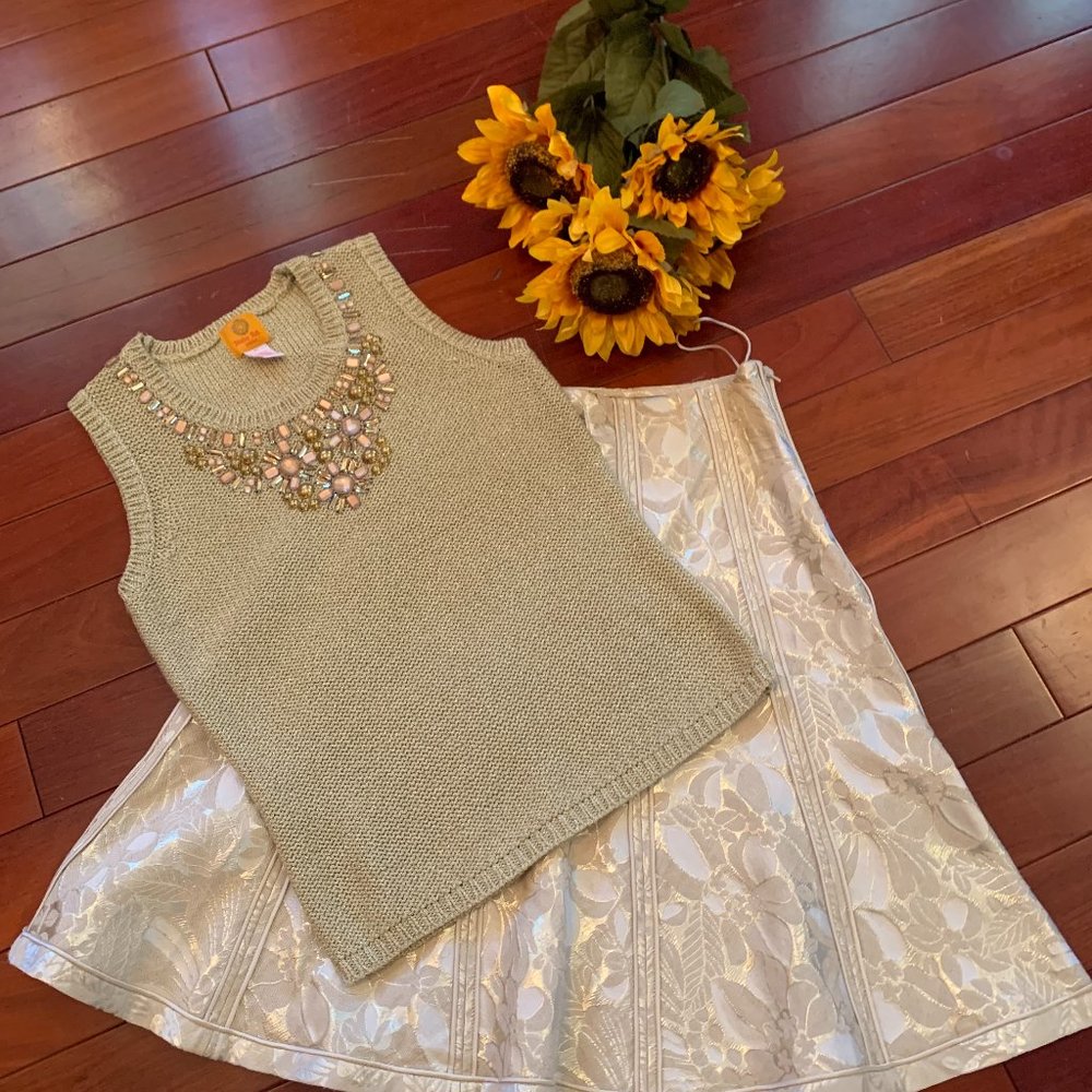 Ruby Rd. Faux Jewel Cardigan - Picture 11 of 13